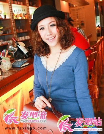 發(fā)型流網(wǎng)介紹美麗的梨花燙發(fā)型圖片