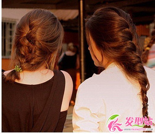美發(fā)控 5步編出歐美復(fù)古公主魚骨發(fā)辮