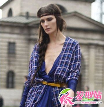 4款民族風街拍編發(fā)發(fā)型