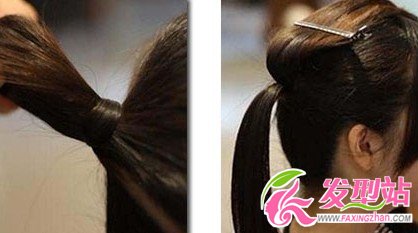 離子夾3步卷 刻板長發(fā)變俏麗彎馬尾