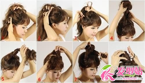 韓式鄉(xiāng)村風(fēng)團(tuán)子頭 街拍最愛發(fā)型