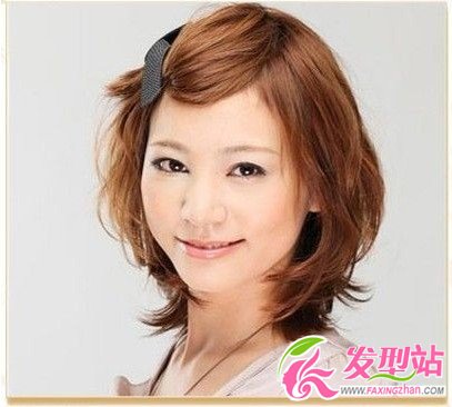 短發(fā)劉海玩花樣 DIY出清新知性范