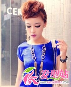 帥氣無比的女人盤發(fā)