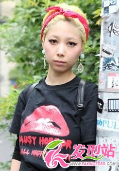 街拍東京街頭的流行發(fā)型
