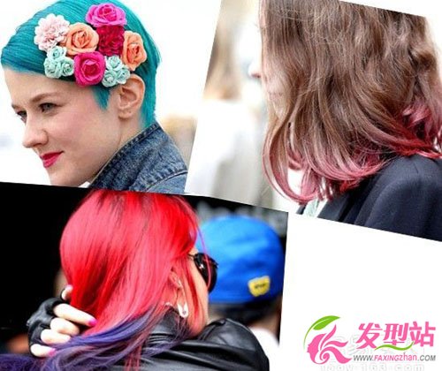 看秀達(dá)人彩染發(fā)示范