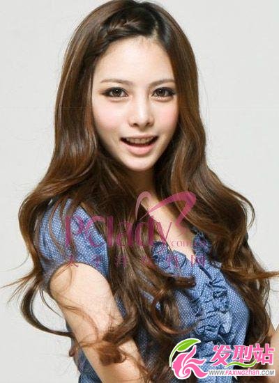 2012秋冬季韓國(guó)時(shí)尚長(zhǎng)發(fā)救大臉