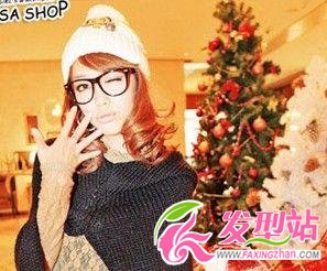 冬季時(shí)尚帽子發(fā)型