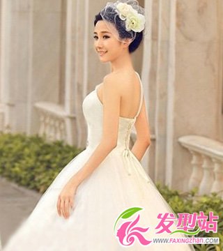 韓式氣質新娘發(fā)型