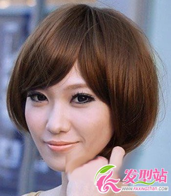 2013修飾圓臉短發(fā)BOBO頭