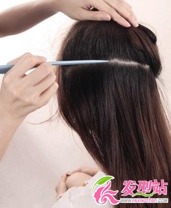 如韓式簡單盤發(fā)步驟圖解