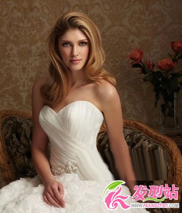 2013中長發(fā)新娘發(fā)型