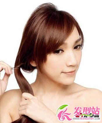 韓式盤發(fā)教程圖解