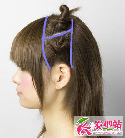 中長(zhǎng)直發(fā)怎么用卷發(fā)棒制作梨花頭 兩款美麗直發(fā)梨花頭制作教程