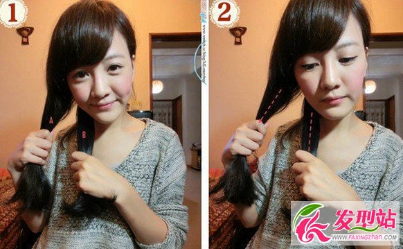 小女生魚骨辮編發(fā)教程圖解 八步驟打造最美魚骨辮編