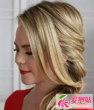法式公主魚(yú)骨辮編發(fā)教程圖解