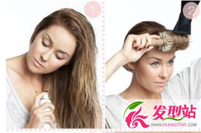 怎么用吹風機把頭發(fā)吹蓬松圖解