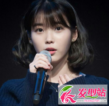 IU李智恩發(fā)型圖片 紅色夠嘻哈運動