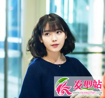 IU李智恩發(fā)型圖片 紅色夠嘻哈運動
