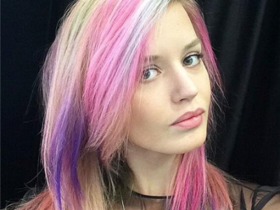 ˆ Wrainbow hair