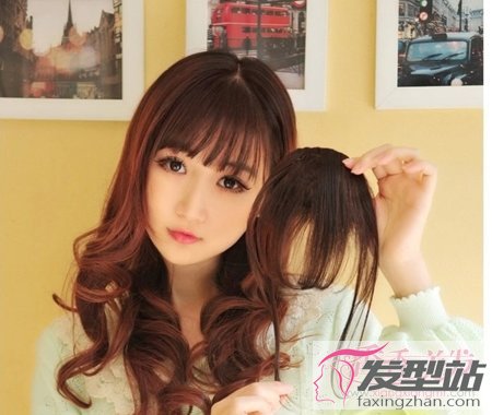 16歲的女孩圓臉長發(fā)篷松梨花頭發(fā)型 少女梨花頭發(fā)型
