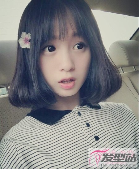 16歲的女孩圓臉長發(fā)篷松梨花頭發(fā)型 少女梨花頭發(fā)型