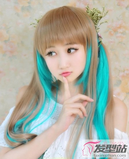 16歲的女孩圓臉長發(fā)篷松梨花頭發(fā)型 少女梨花頭發(fā)型