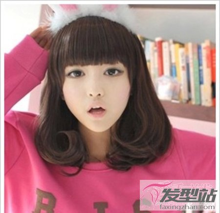 16歲的女孩圓臉長發(fā)篷松梨花頭發(fā)型 少女梨花頭發(fā)型